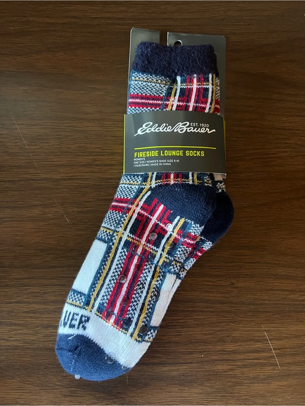 NWT Eddie Bauer Fireside Lounge Socks - One Size - Fits Shoe Size 5-10